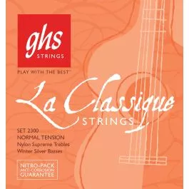 GHS Strings 2300 La Classique(R) Classical Guitar Strings, Medium High Tension (.029-.043)