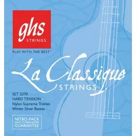 GHS Strings 2370 La Classique(R) Classical Guitar Strings, High Tension (.029-.043)