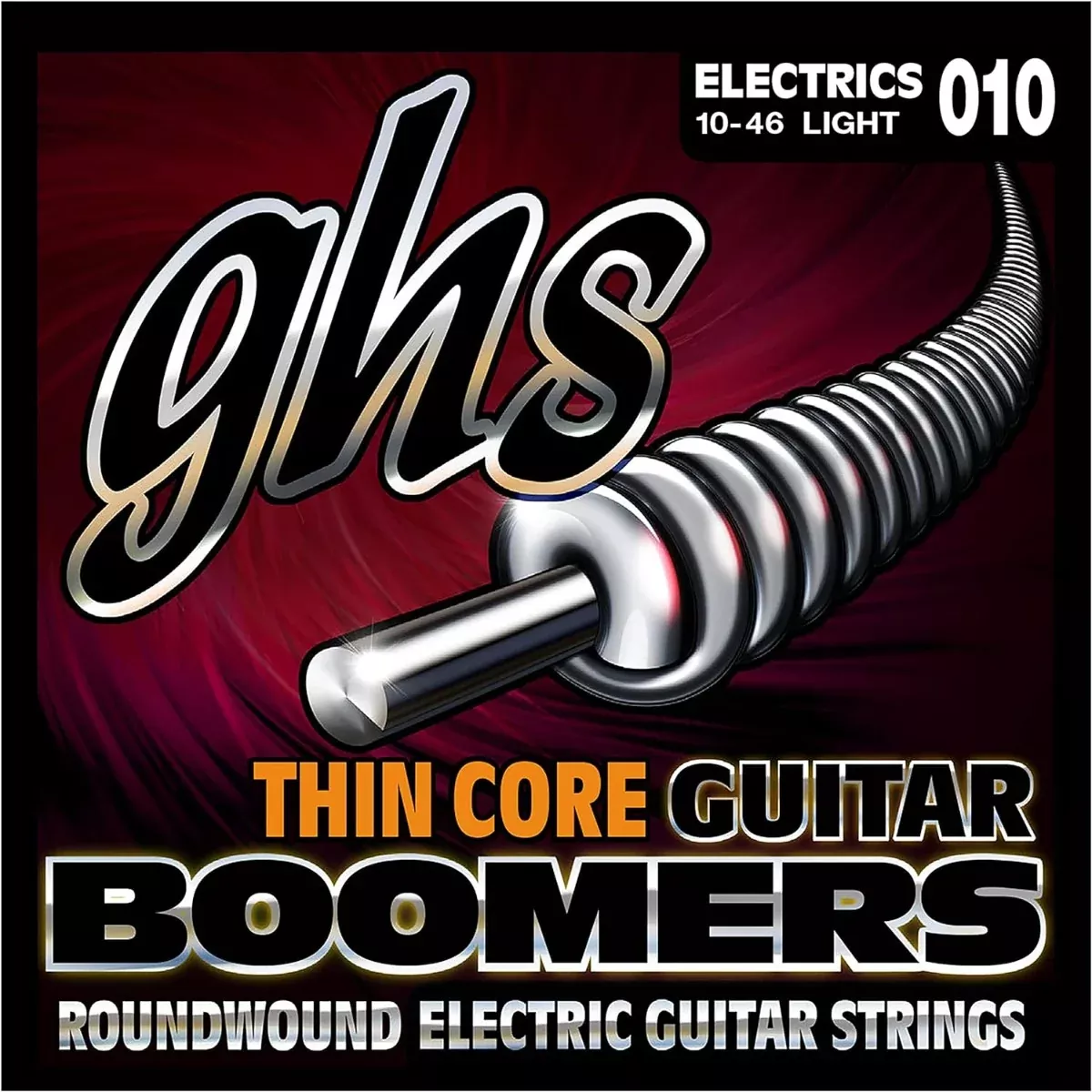 GHS TC GBL Thin Core Boomers Electric Guitar Strings Light 10-46 Gauge