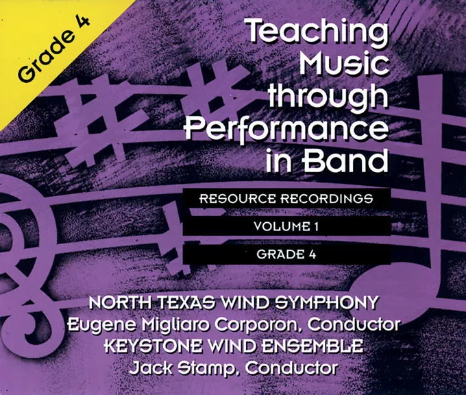 GIA CD490 Teaching Music through Performance in Band – Volume 1, Grade 4 – CD