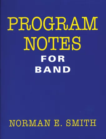 GIAG5723 Program Notes for Band