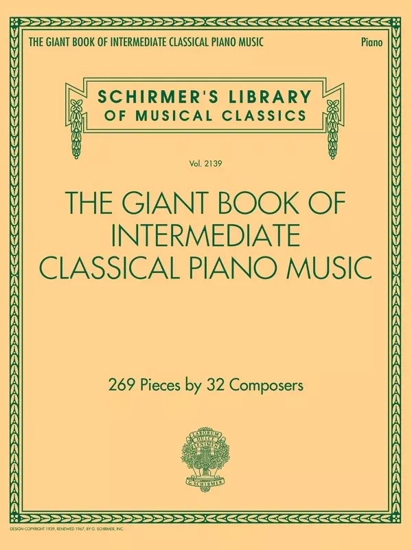 GIANT BOOK OF INTERMEDIATE CLASSICAL PIANO MUSIC