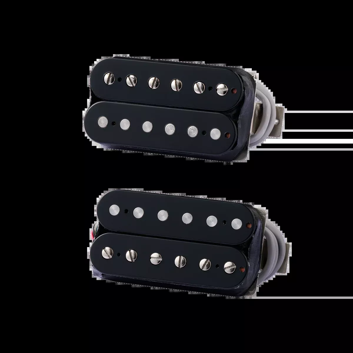 GIBSON ACCESSORIES 496R/500T HOT/SUPER CERAMIC HUMBUCKER SET - DOUBLE BLACK