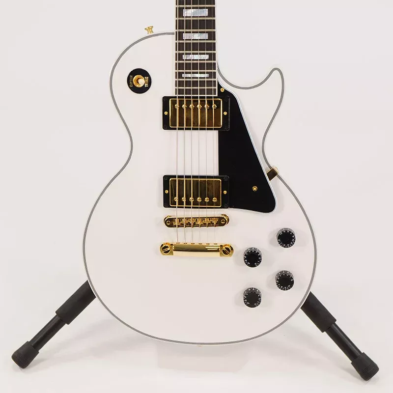 Gibson Les Paul Custom – Gloss Alpine White with Ebony Fingerboard
