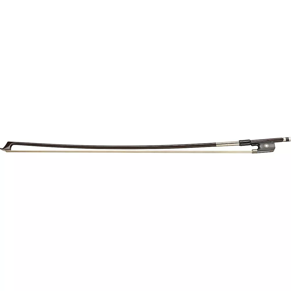 Glasser Viola Bow Advanced Composite, Fully-Lined Ebony Frog, Nickel Wire Grip 4/4 (15+ in.)
