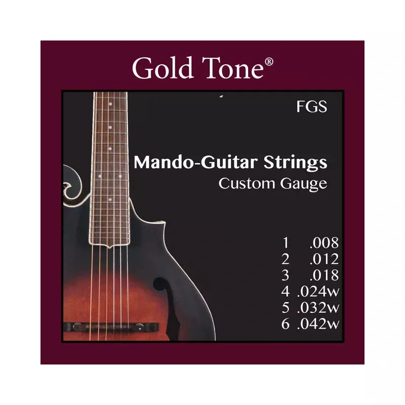 Gold Tone FGS String Set, for F-6 & A-6 Manditar