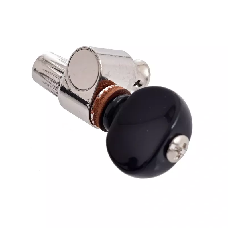 Golden Gate Banjo Fifth Peg, Nickel/Black