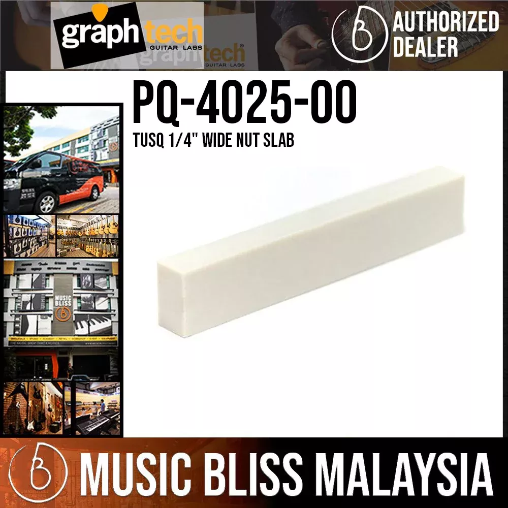 Graph Tech PQ-4025-00 TUSQ 1/4″ Wide Nut Slab
