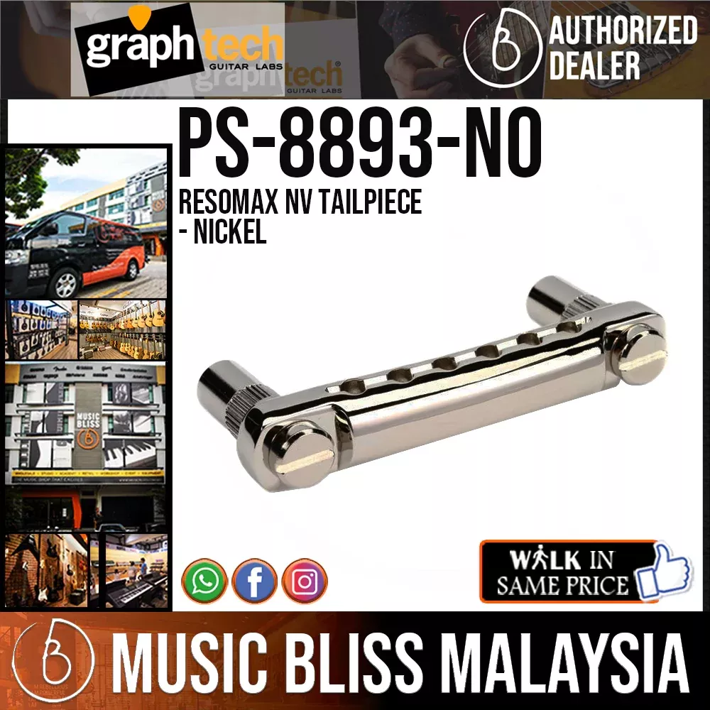 Graph Tech PS-8893-N0 ResoMax NVT 6mm Locking Guitar Tailpiece