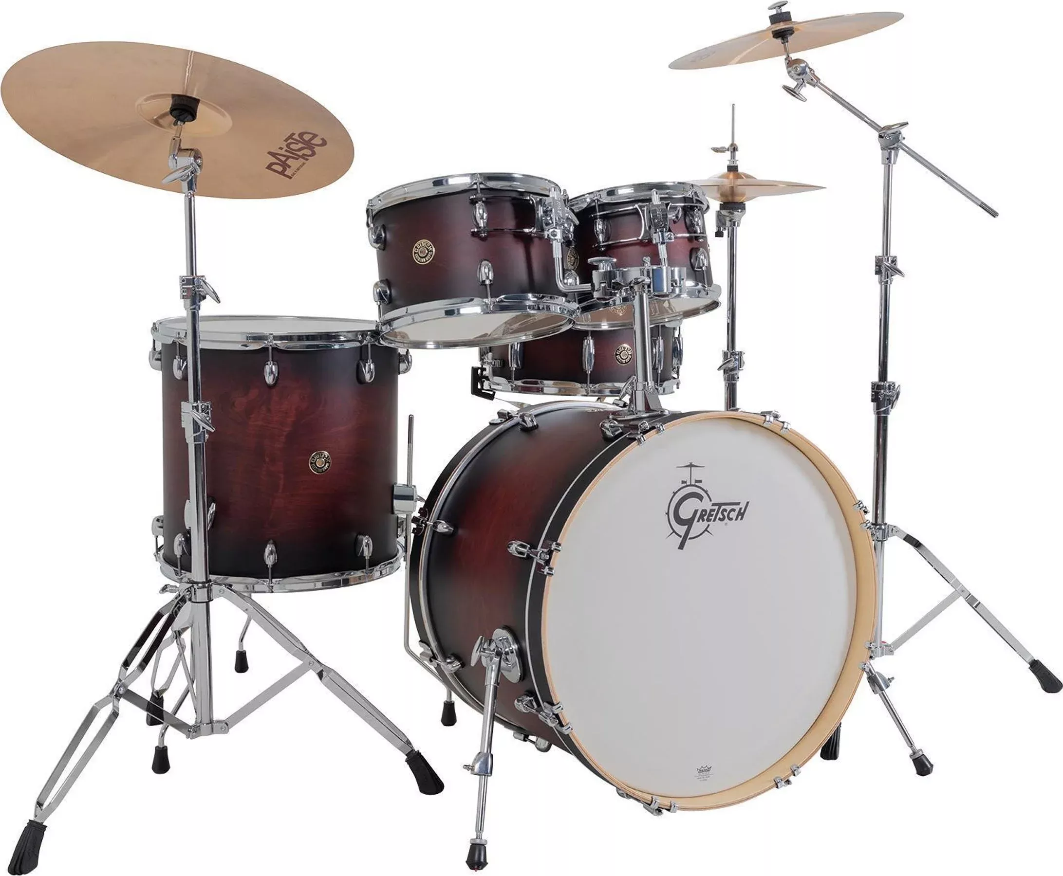 Gretsch Catalina Maple 5 Piece Shell Pack in Satin Deep Cherry Burst
