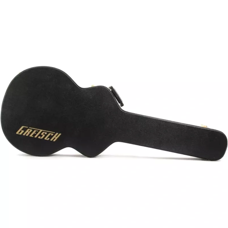 Gretsch G6298 16″ Hollow Body Flat Top Hardshell Case Electromatic 12-String Black 0996408000