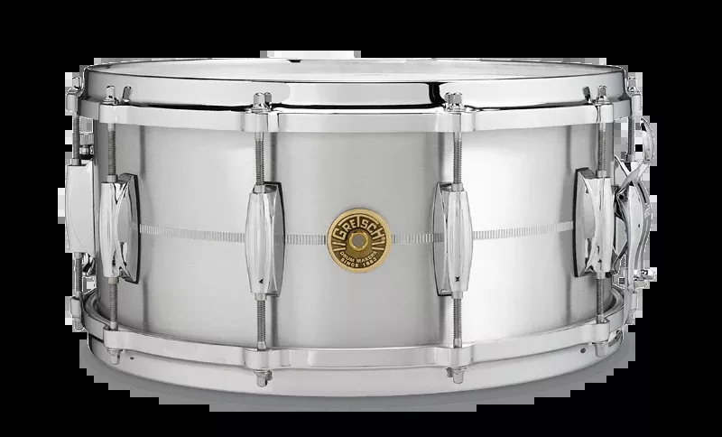 Gretsch USA Custom Series 6.5″ x 14″ Solid Aluminum Snare Drum