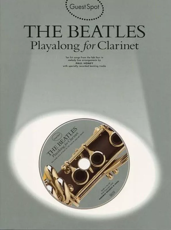 GUEST SPOT THE BEATLES CLARINET BK/CD (O/P)
