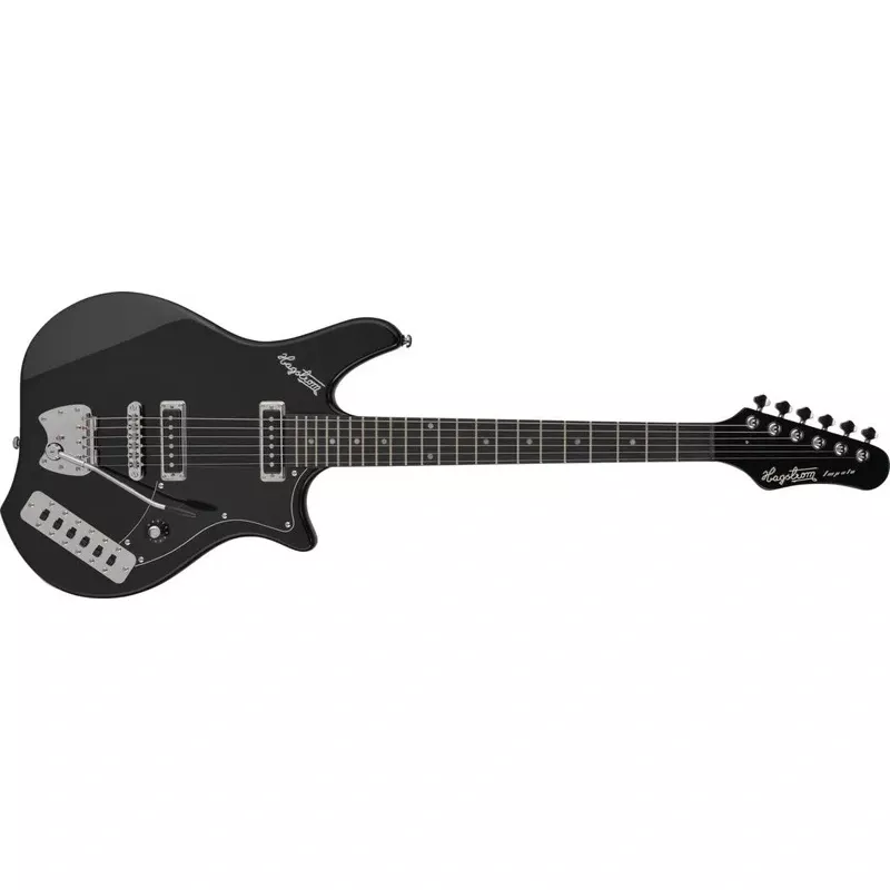 Hagstrom Impala Series 6 String Electric Guitar in Black Gloss IMP-BLK