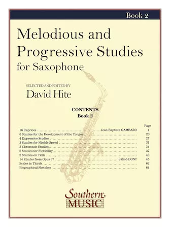 Hal 03770715 Melodious and Progressive Studies, Book 2 Saxophone