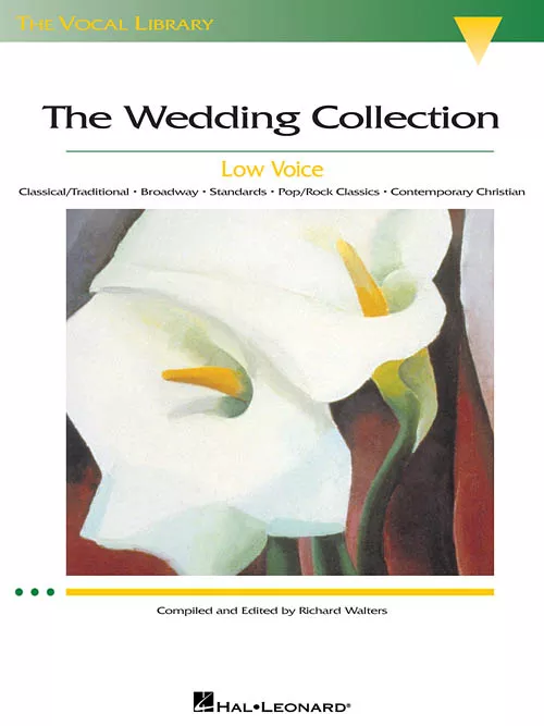 Hal Leonard 00000444 The Wedding Collection for Low Voice