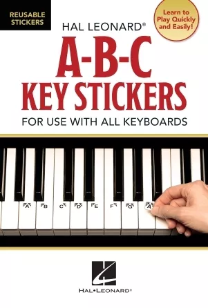 Hal Leonard 00001009 ABC Keyboard Stickers