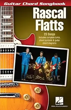 Hal Leonard 00130951 Rascal Flatts Guitar Chord Songbook
