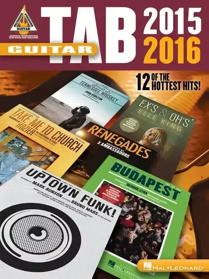 Hal Leonard 00156296 Guitar Tab 2015-2016