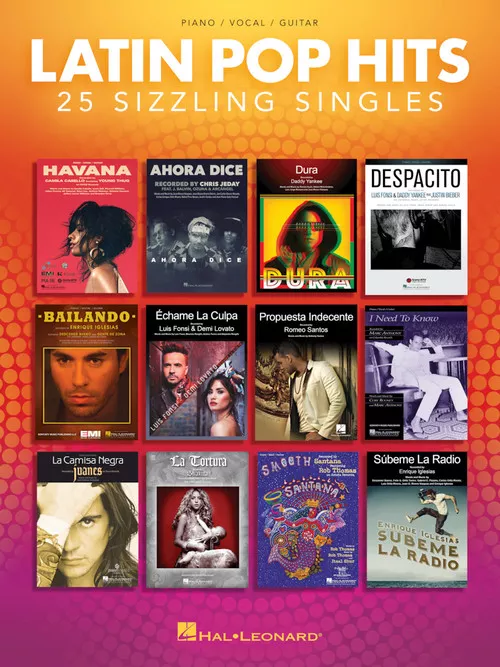 Hal Leonard 00276076 Latin Pop Hits PVG Book