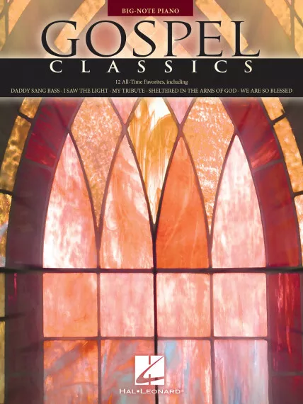 Hal Leonard 00311939 Gospel Classics for Big Note Piano