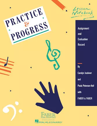Hal Leonard 00420133 Faber Piano Adventures Practice and Progress Notebook