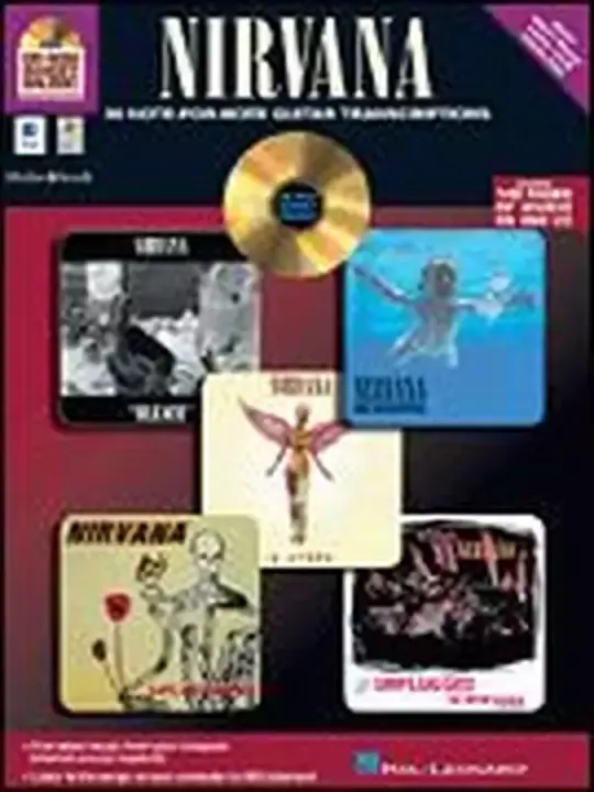 Hal Leonard 00451069 Nirvana Guitar Note Transcriptions w/CD