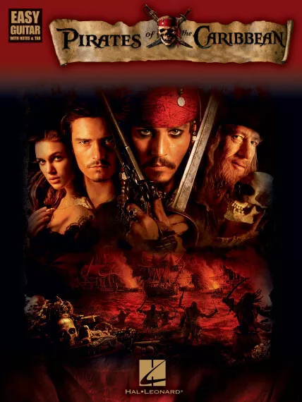 Hal Leonard 00702515 Pirates of The Caribbean for Easy Guitar