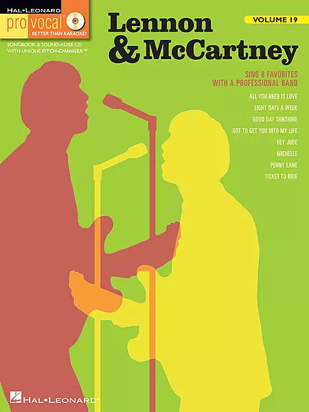 Hal Leonard 00740337PV Pro Vocal Volume 19 Lennon & McCartney w/CD