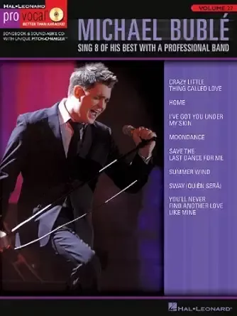 Hal Leonard 00740362 Michael Buble: Pro Vocal Men's Edition Volume 27