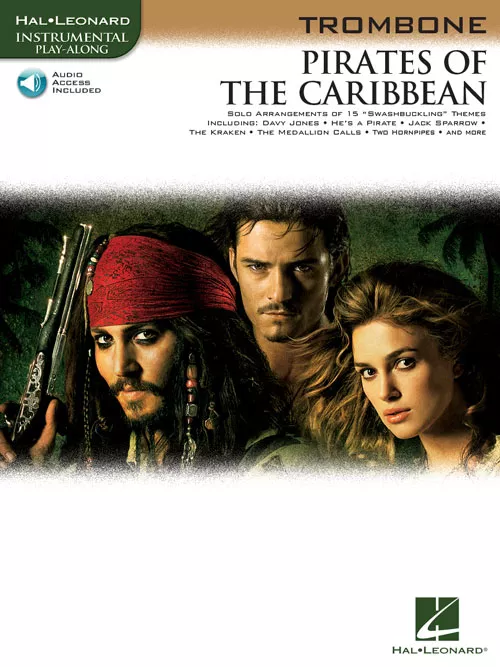 Hal Leonard 00842189 Pirates of the Caribbean for Trombone