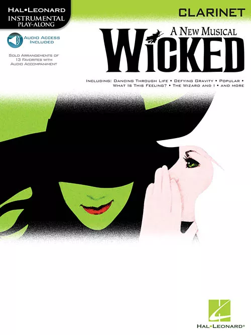 Hal Leonard 00842237 Wicked Clarinet Play-Along Pack