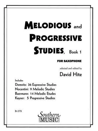 Hal Leonard 03770578 Melodious and Progressive Studies, Book 1 Saxophone
