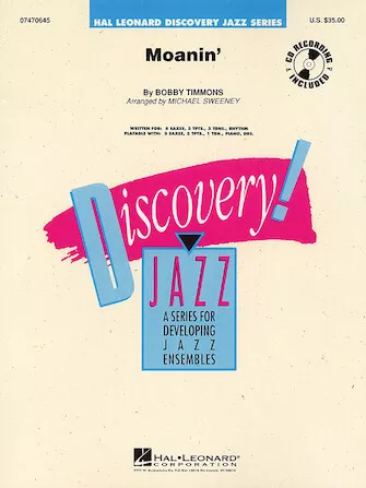 Hal Leonard 07470645 Moanin' Discovery JazzBand