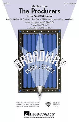 Hal Leonard 08621222 The Producers (Medley) for SATB Choir