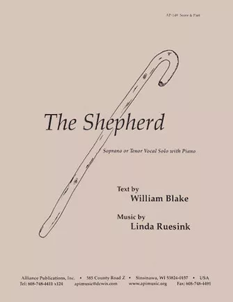 Hal Leonard 08770076 The Shepherd for Solo Soprano or Tenor Voice