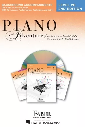Hal Leonard CD1004 Faber Piano Adventures Level 2B CD's