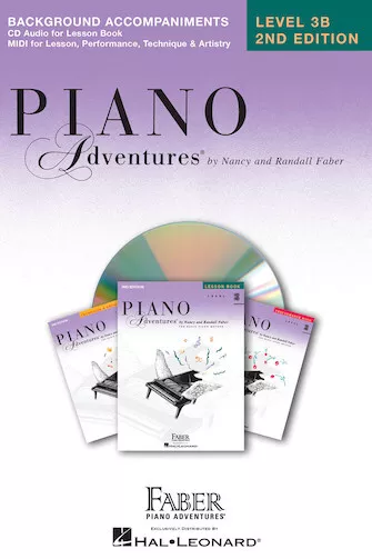 Hal Leonard CD1006 Faber Piano Adventures Level 3B CD's