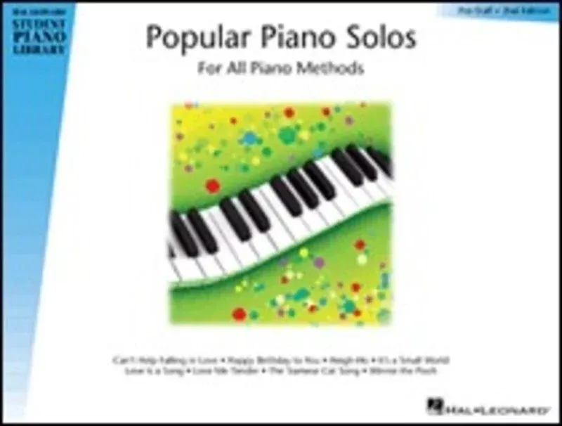 HAL LEONARD STUDENT PIANO LIBRARY POPULAR PIANO SOLOS PRESTAFF LEVEL