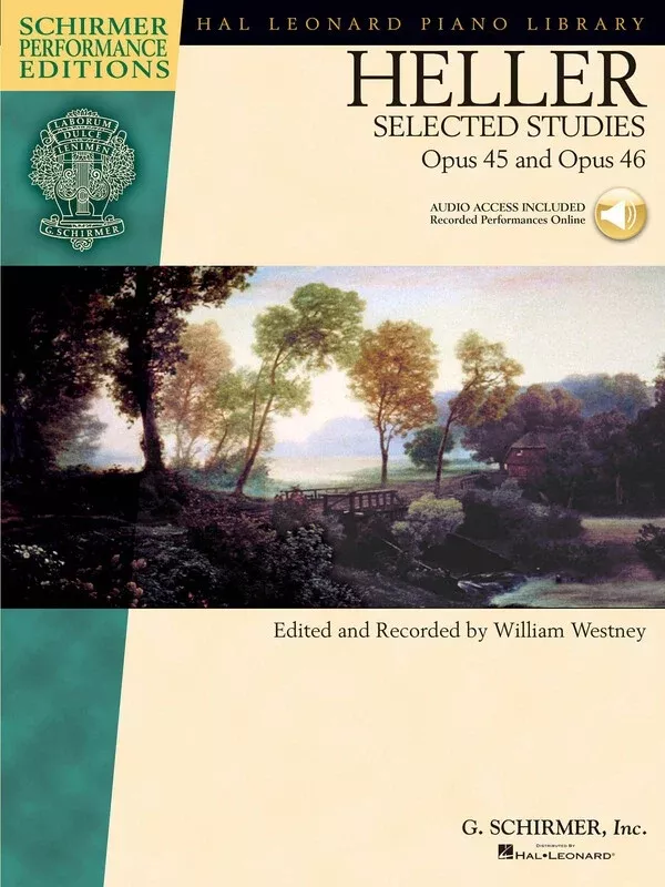 HELLER – SELECTED PIANO STUDIES OP 45 46 BK/OLA SPE