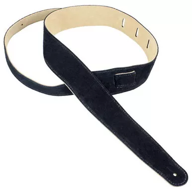 Henry Heller HBS2-BLK Super Soft Suede 2" Guitar Strap Black