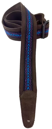 Henry Heller HP-2BRN-02 Peruvian2" Guitar Strap, Brown