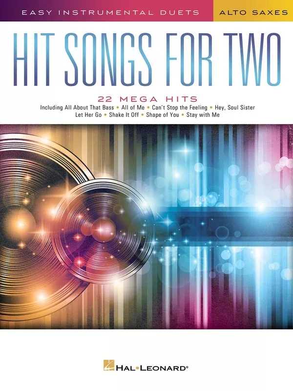HIT SONGS FOR TWO ALTO SAXOPHONES