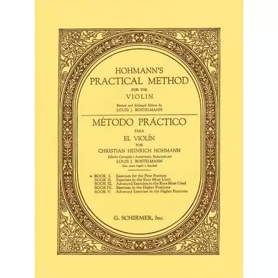 Hohmann – Practical Method for the Violin, Book 1