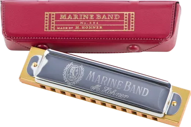 Hohner 364-C Marine Band 12 Harmonica Key of C