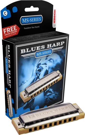 Hohner 532BX-D Blues Harp Key Of D Boxed Package Harmonica
