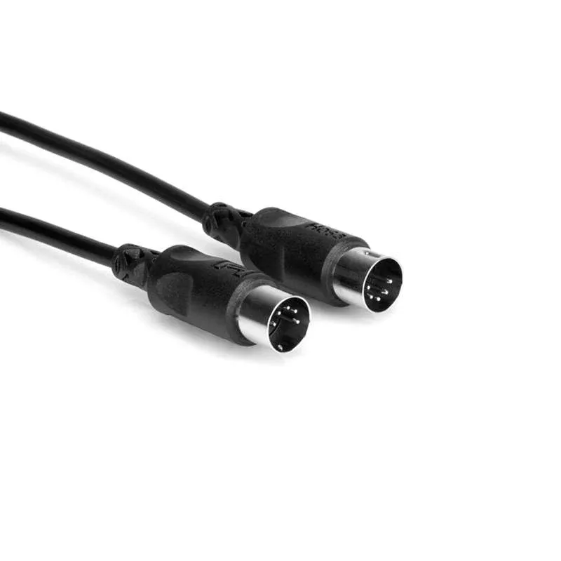 Hosa MID-325BK MIDI Cable - Black 25ft