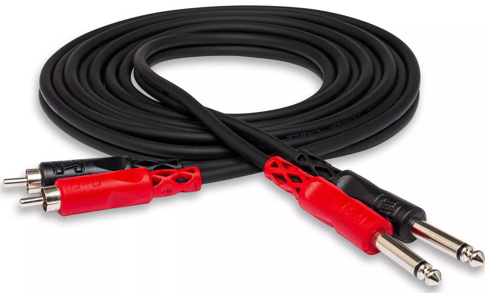 HOSA Stereo Interconnect Dual Cable 1/4" TS RCA