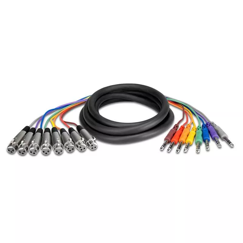 Hosa STX-802F Balanced Snake, 2m