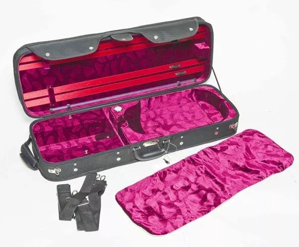 HQ Oblong Woodshell Adjustable Viola Case